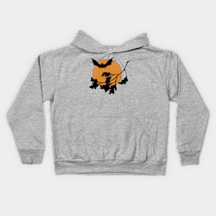 Batty Full Moon Kids Hoodie